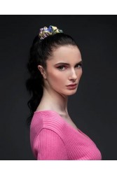 EMMANUELLE SILK Pastel scrunchy