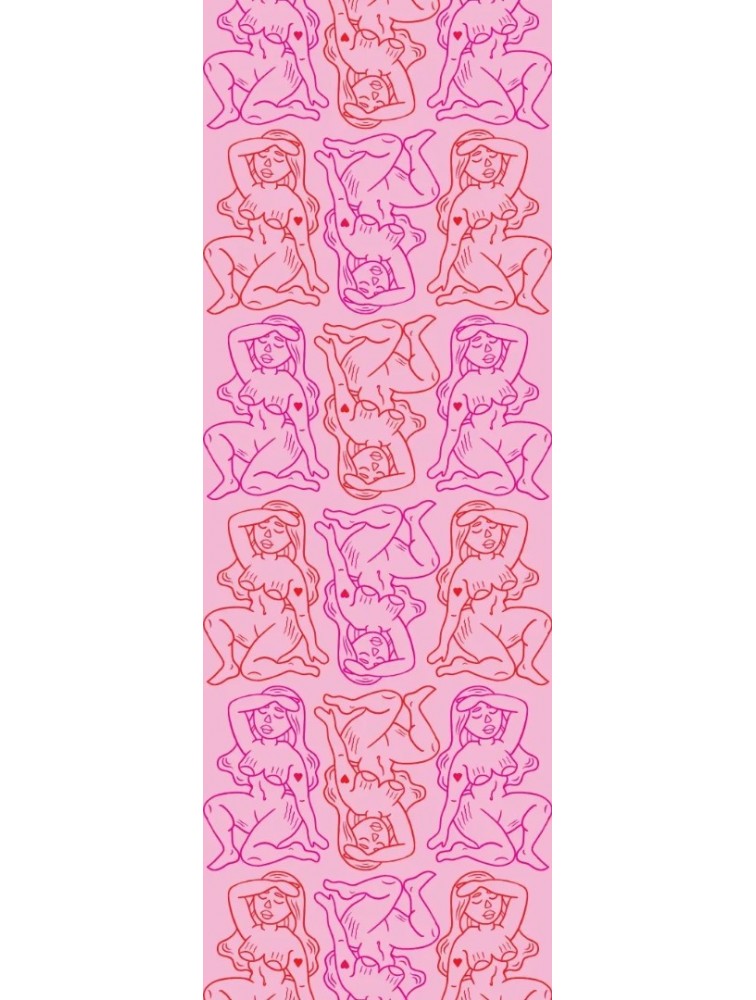 EMMANUELLE SILK Pink Ροζ Μαντήλα