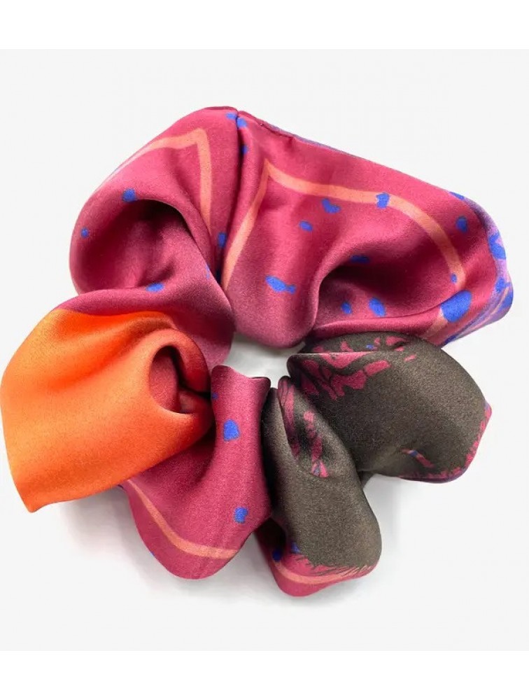 EMMANUELLE SILK Sunset Scrunchy