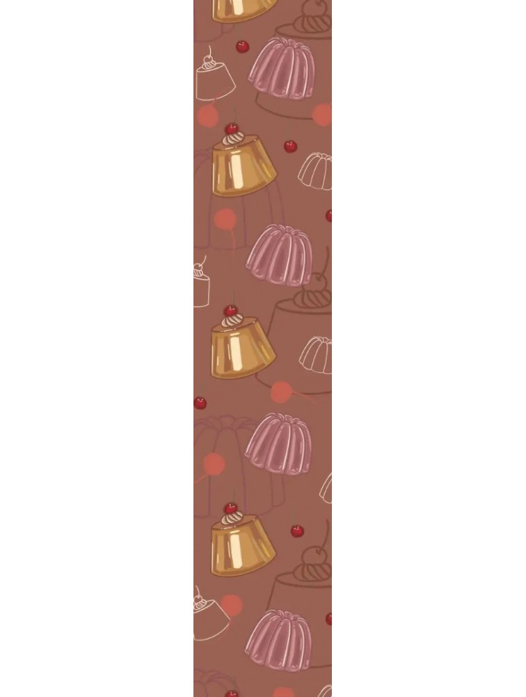 EMMANUELLE SILK Terra cotta scrunchy