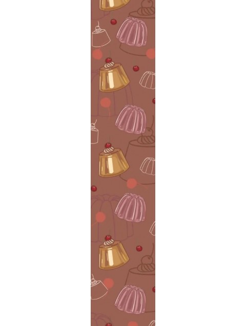 EMMANUELLE SILK Terra cotta Brown Scarf