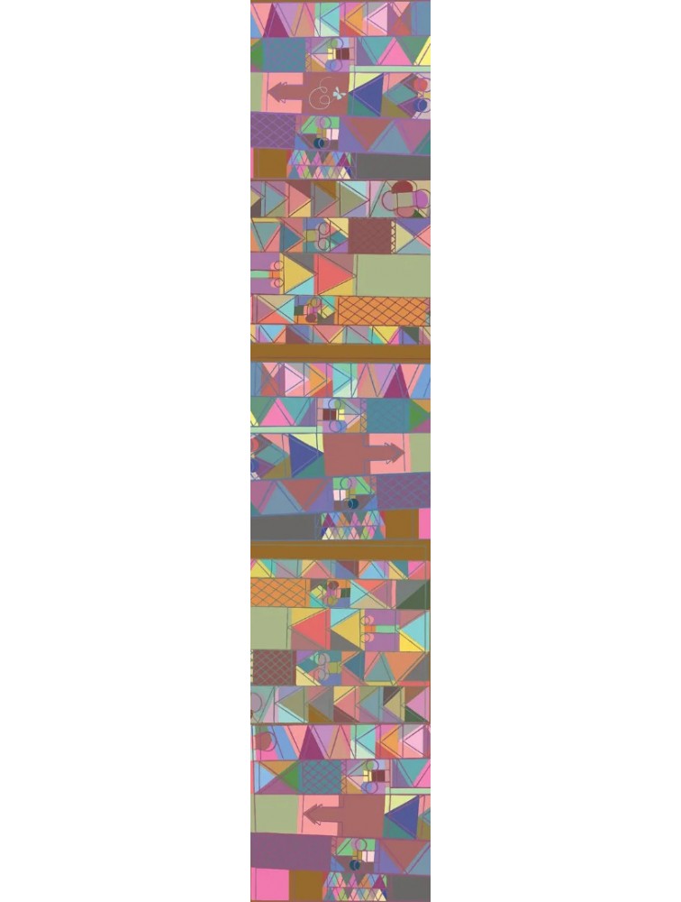 EMMANUELLE SILK Yoruba Tunic scrunchy