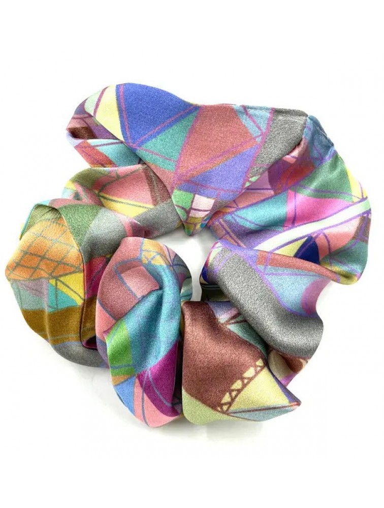 EMMANUELLE SILK Yoruba Tunic scrunchy