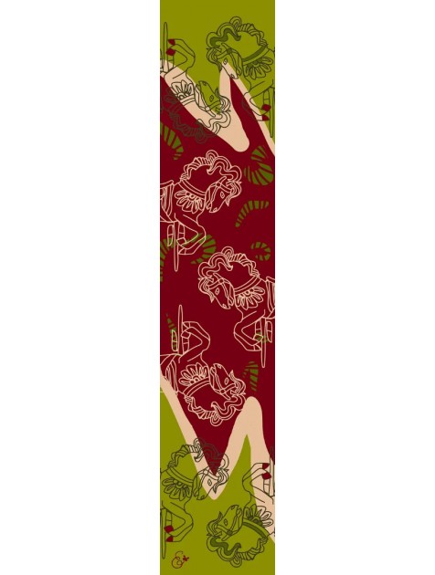 EMMANUELLE SILK Carousel horse scrunchy