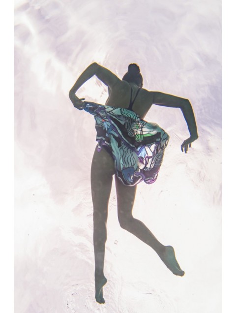 EMMANUELLE SILK Mermaid scarf EMMANUELLE SILK Mermaid scarf