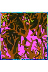 EMMANUELLE SILK Corals Μαντήλα