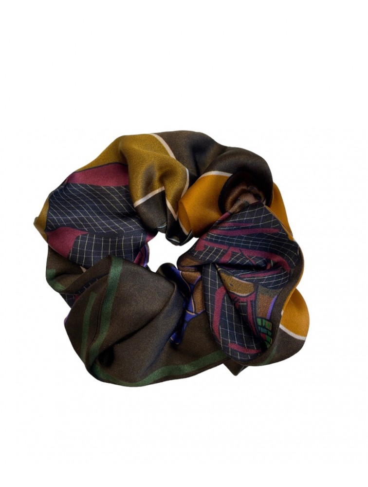 EMMANUELLE SILK Maasai Scrunchy