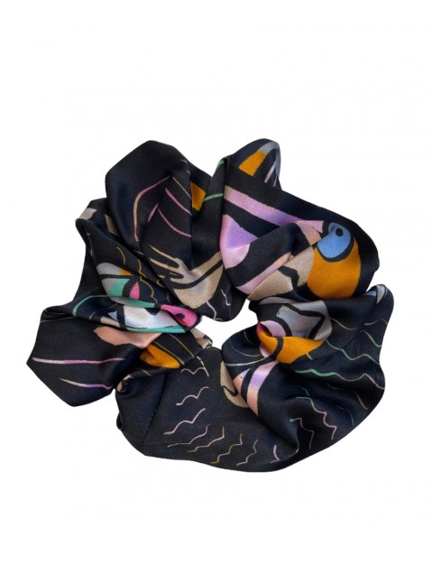 EMMANUELLE SILK Gorgona Scrunchy