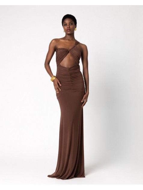 FOREVER YOUNG Hera Dress Brown Καφέ Φόρεμα