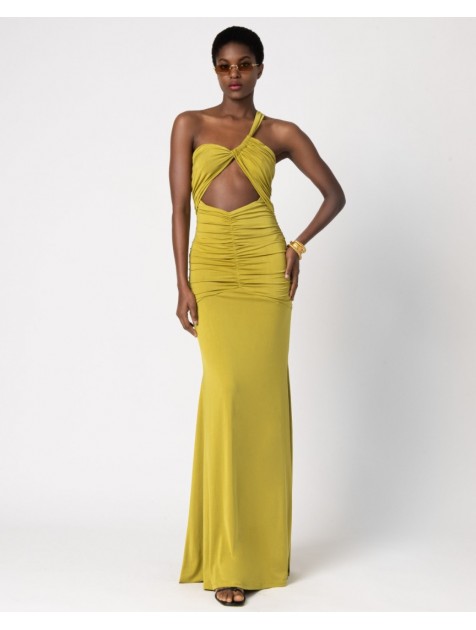 FOREVER YOUNG Hera Dress Lime Λάιμ Φόρεμα