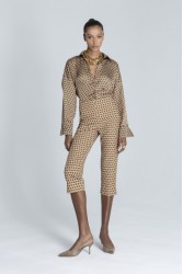 FOREVER YOUNG Mona Capri Pants Εμπριμέ Κάπρι Παντελόνι