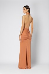 FOREVER YOUNG Persephone Dress Terracotta Πορτοκαλί Μάξι Φόρεμα