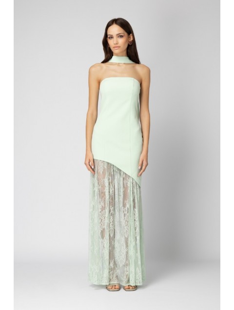 FOREVER YOUNG Valentina Dress Mint Μιντ Φόρεμα με Δαντέλα