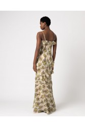 FOREVER YOUNG Vivienne Dress Floral Φλοράλ Μάξι Φόρεμα