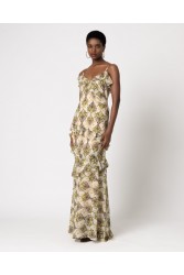 FOREVER YOUNG Vivienne Dress Floral Φλοράλ Μάξι Φόρεμα