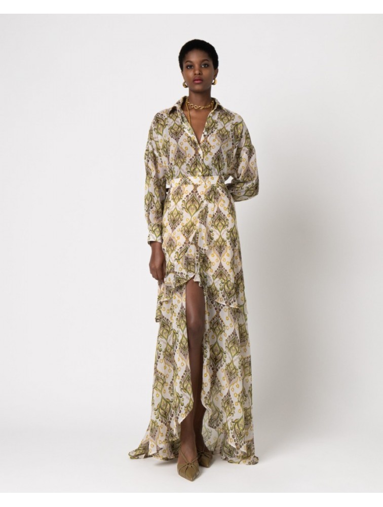 FOREVER YOUNG Vivienne Skirt Olive Λαδί Φούστα