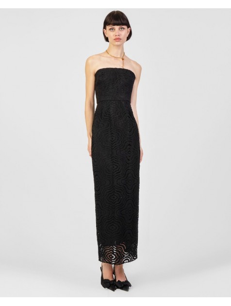 FOREVER YOUNG Callie Midi Dress Μαύρο Μίντι Φόρεμα FOREVER YOUNG Callie Midi Dress Μαύρο Μίντι Φόρεμα