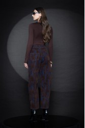 FOREVER YOUNG Gigi Denim Barrel Pants Καφέ Τζιν Παντελόνι