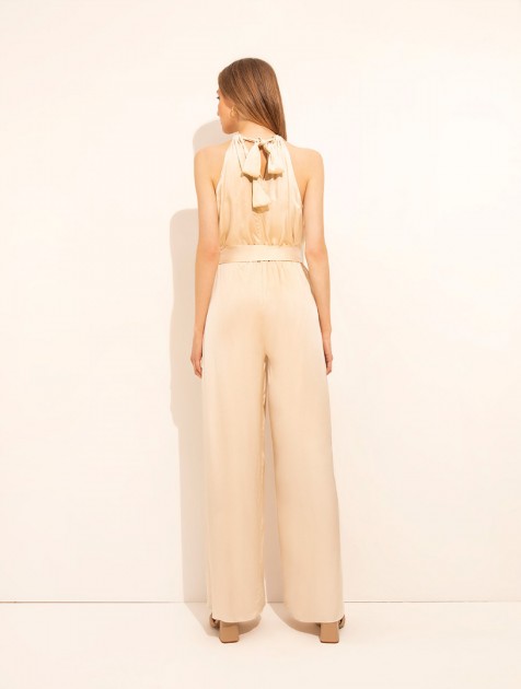 FOREVER YOUNG Ismini jumpsuit βανίλια