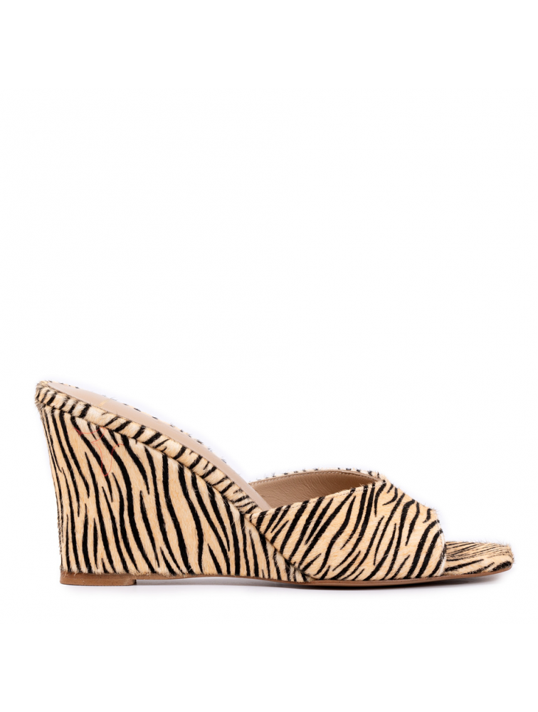 GLAMAZONS Panama Beige Animal Mules Μπεζ Mules