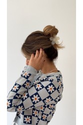 HEY BEAUTY Daisy Clip in Pearl Περλέ Κλάμερ