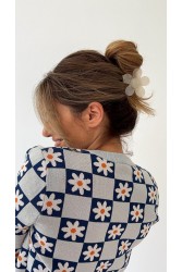 HEY BEAUTY Daisy Clip in Pearl Περλέ Κλάμερ