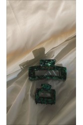 HEY BEAUTY Baby Mamma in Emerald Σμαραγδί Κλάμερ