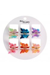HEY BEAUTY 90’s Baby Butterfly Hair Clips-Set Of 6 Σετ με 6 Κλάμερς Πεταλούδες