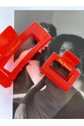 HEY BEAUTY Baby Mamma in Cherry Red Κόκκινο Κλάμερ