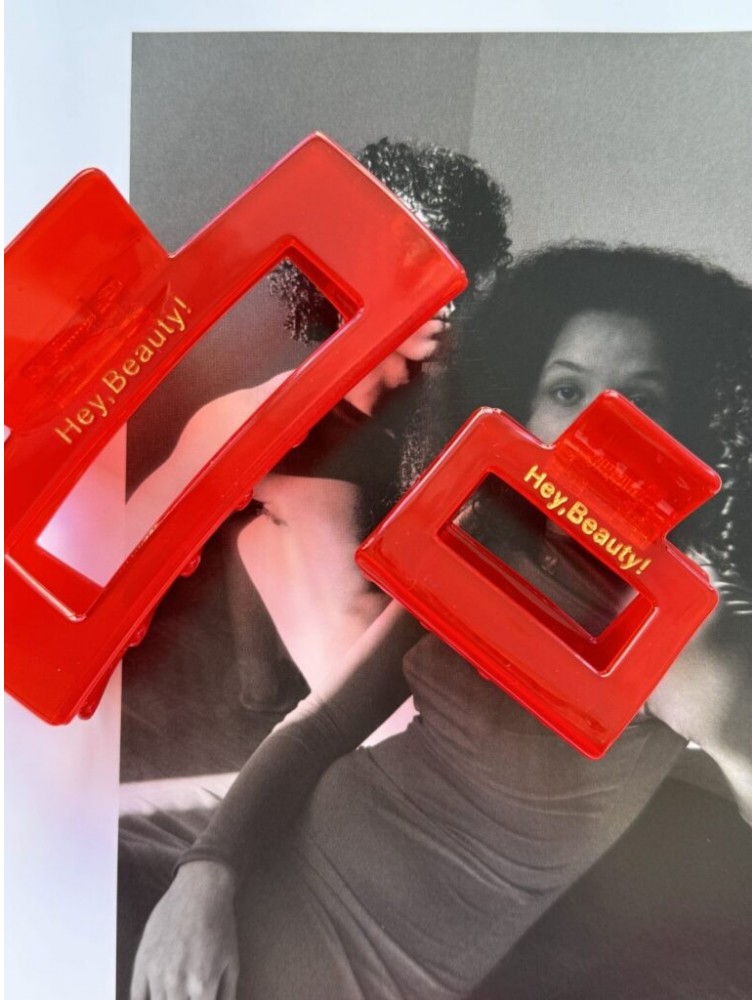 HEY BEAUTY Baby Mamma in Cherry Red Κόκκινο Κλάμερ