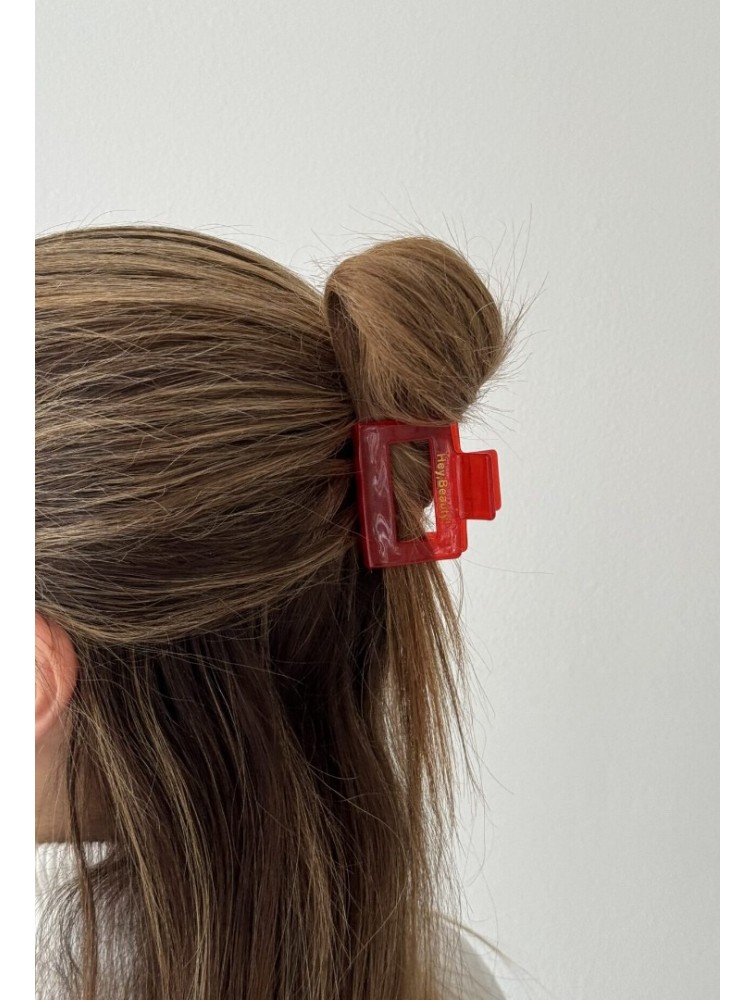 HEY BEAUTY Baby Mamma in Cherry Red Κόκκινο Κλάμερ