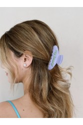 HEY BEAUTY Big Crystal Hey,Beauty! clip in Purple