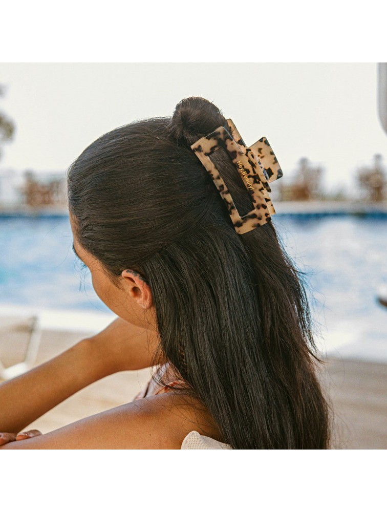HEY BEAUTY Big Mamma in Light Brown Μπεζ Κλάμερ