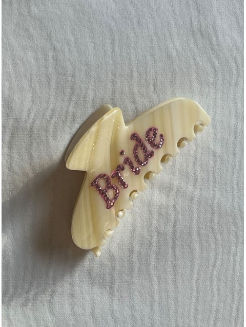 HEY BEAUTY Bride in Creamy Dreamy Μπεζ Κλάμερ