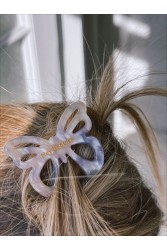 HEY BEAUTY Butterfly Pin in Purple Sugar Καρφίτσα Πεταλούδας