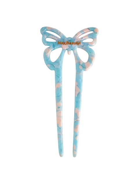 HEY BEAUTY Butterfly Pin in Vanilla Sky Καρφίτσα Πεταλούδας