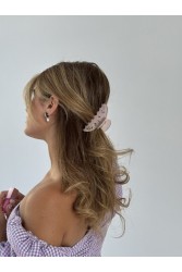 HEY BEAUTY Flower Bloom in Buttercream Ροζ Κλάμερ