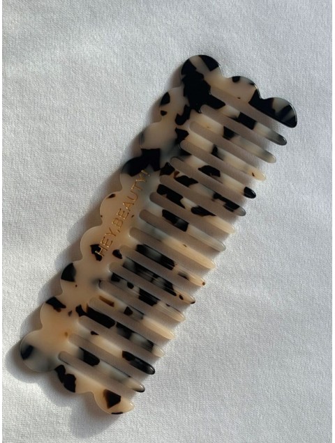 HEY BEAUTY Flower Comb in Light Brown Χτενάκι Μαλλιών