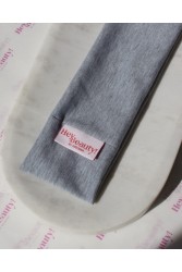 HEY BEAUTY Light Grey Headband Ανοιχτό Γκρι Κορδέλα Μαλλιών
