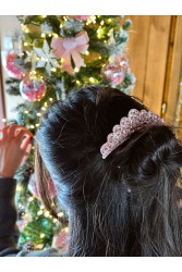 HEY BEAUTY Mermaid Crystal Hair comb in Pink Χτενάκι Μαλλιών