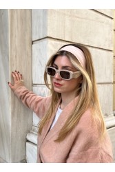 HEY BEAUTY Peach Headband Ροδακινί Κορδέλα Μαλλιών