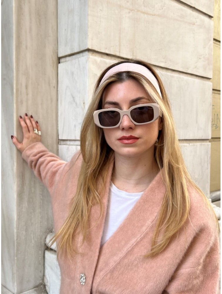 HEY BEAUTY Peach Headband Ροδακινί Κορδέλα Μαλλιών