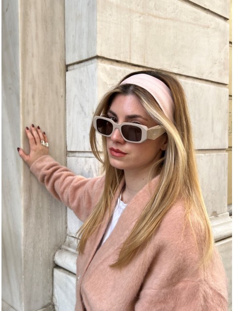HEY BEAUTY Peach Headband Ροδακινί Κορδέλα Μαλλιών