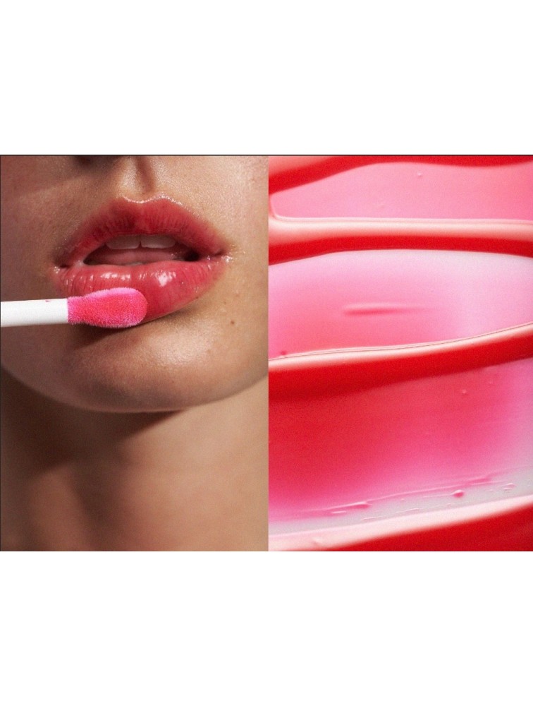 HEY BEAUTY Plump & Glow Lip Jelly in Cerise