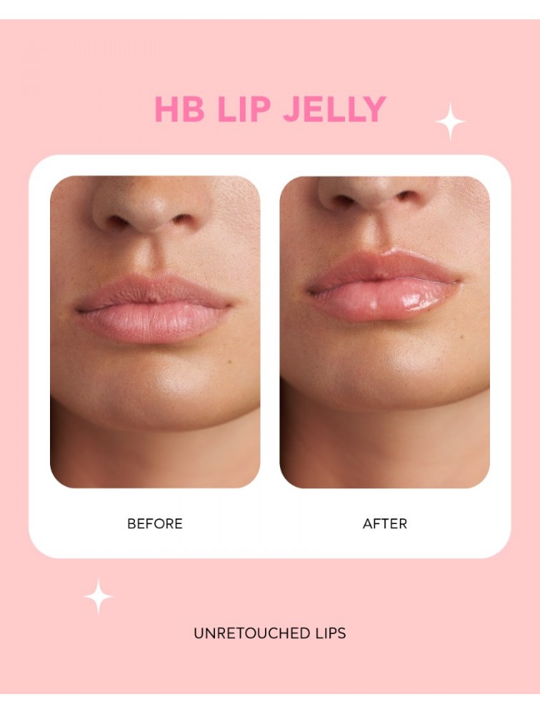 HEY BEAUTY Plump & Glow Lip Jelly in Miel