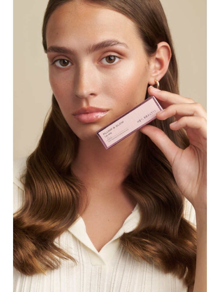 HEY BEAUTY Plump & Glow Lip Jelly in Miel