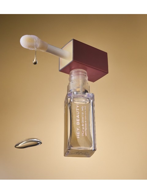 HEY BEAUTY Plump & Glow Lip Jelly in Miel 