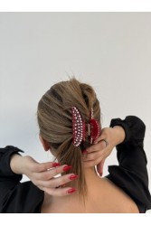 HEY BEAUTY The Ultra Glam Clip in Glossy Red Κόκκινο Κλάμερ