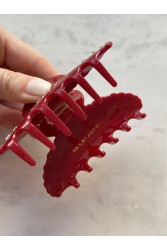HEY BEAUTY The Ultra Glam Clip in Glossy Red Κόκκινο Κλάμερ