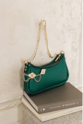 INDIVIDUAL Rushmere shoulder bag fortest green